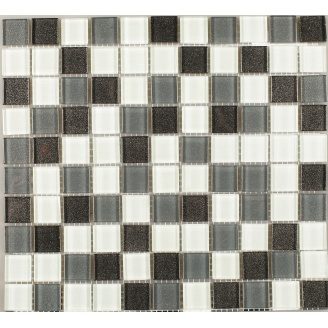 Стеклянная мозаика Керамик Полесье Silver Grigio 300х300х6 мм