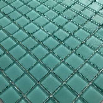 Стеклянная мозаика Керамик Полесье Light Blue 300х300х4 мм