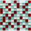 Скляна мозаїка Керамік Полісся Crystal Red Blue 300х300х6 мм Запоріжжя