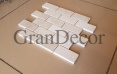 Мозаїка Карфаген з натурального мармуру бежева 3.5х3.5х1 см
