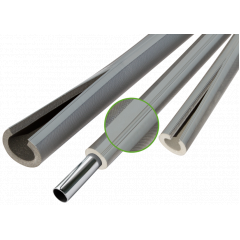 Теплоизоляция для труб из вспененого полиэтилена Thermaflex Eco Line R red 6 мм ДУ 22 мм 10 м Городок