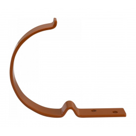 Держатель желоба Акведук Премиум короткий 125 мм 160 мм терракот RAL 8004