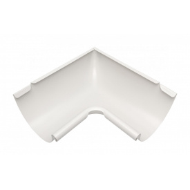 Внутрішній кут жолоба Акведук Преміум 90 градусів 150 мм білий RAL 9010