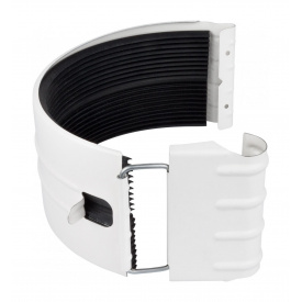 З'єднувач жолоба Акведук Преміум 150 мм білий RAL 9010