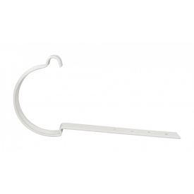 Тримач жолоба Акведук Преміум короткий 150 мм 270 мм білий RAL 9010