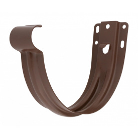 Тримач жолоба Акведук Преміум до лобової дошки 125 мм коричневий RAL 8017