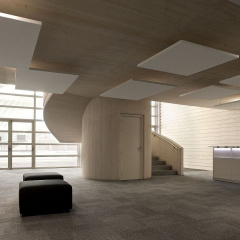 Акустический дизайнерский остров Rockfon Eclipse КВАДРАТ 1160х1160х40 мм Тернополь