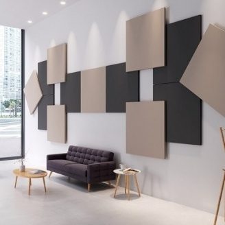 Акустичне дизайнерське панно Rockwool Rockfon Wall Panel КВАДРАТ 1160х1160х40 мм