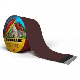 Лента самоклеющаяся NICOBAND 7,5 см 10 м коричневая