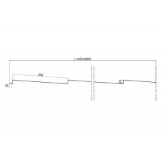 Металочерепиця Ruukki Decorrey Polyester 0,45 мм RR-23 (Гірський сірий) Бровари