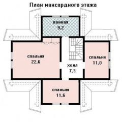 Деревяный дом из оцилиндрованного бревна 11х10 м Новое