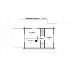 Дом из оцилиндрованного бревна 7х11 м Обухов