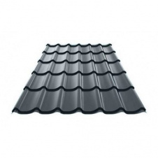 Фото - Металлочерепица Ruukki RanTech M3945 Polyester matt 0,45мм RAL-7024 (Темно-серый) Металлочерепица Ruukki RanTech M3945 Polyester matt 0,45мм RAL-7024 (Темно-серый)