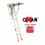 Чердачная лестница Oman Super Termo с поручнем и ножками 120x70 см Киев