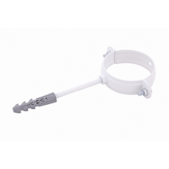 Держак труби Profil метал. L100 130 білий Броды