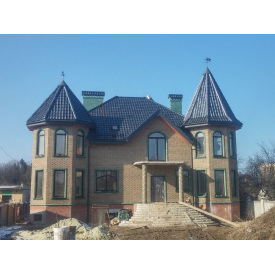 Монтаж кровли из керамической черепицы