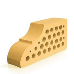 Кирпич фасонный Евротон персик лицевой ВФ-10 Хмельницкий