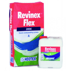 Цементна еластична гідроізоляція Revinex Flex 2006 34 кг А+Б Львів