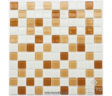 Стеклянная мозаика Котто Керамика GM 4036 C3 HONEY M HONE W WHITE 300х300х4 мм
