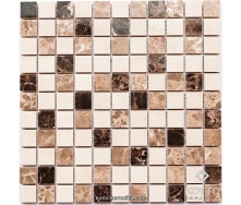 Керамическая мозаика Котто Керамика CM 3024 C2 BROWN BEIGE WHITE 300x300x10 мм