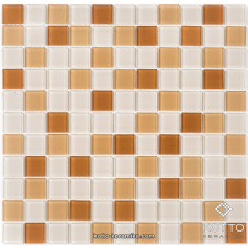 Фото - Стеклянная мозаика Котто Керамика GM 4016 C3 OCHRA D BEIGE M BEIGE W 300х300х4 мм Стеклянная мозаика Котто Керамика GM 4016 C3 OCHRA D BEIGE M BEIGE W 300х300х4 мм