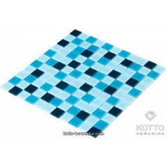 Скляна мозаїка Котто Кераміка GM 4020 C3 CERULEAN D CERULEAN M CERULEAN W 300х300х4 мм Чернівці