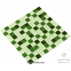 Скляна мозаїка Котто Кераміка GM 4029 C3 GREEN D GREEN M GREEN W 300х300х4 мм Черкаси