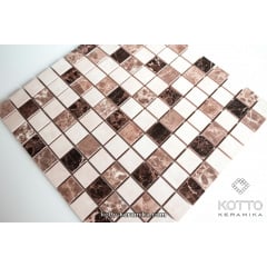 Керамическая мозаика Котто Керамика CM 3024 C2 BROWN BEIGE WHITE 300x300x10 мм Киев