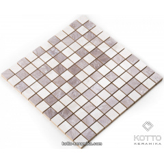 Керамічна мозаїка Котто Кераміка CM 3019 C2 GRAY WHITE 300x300x10 мм Рівне