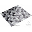 Стеклянная мозаика Котто Керамика GM 4053 C3 GRAY M GRAY W STRUCTURE 300х300х4 мм Днепр