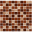 Стеклянная мозаика Котто Керамика GM 4054 C3 BROWN D BROWN M STRUCTURE 300х300х4 мм Еланец