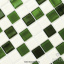 Стеклянная мозаика Котто Керамика GM 4030 C3 GREEN D GREEN M WHITE 300х300х4 мм Ровно