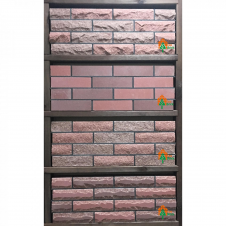 Кирпич облицовочный ECOBRICK красный бордо