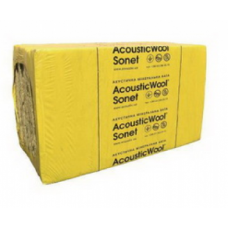 Акустична мінеральна вата AcousticWool Sonet P 80 кг/м3 2,4 м2/упак