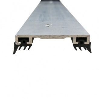 Соединительный алюминиевый профиль крышка прямая 40 мм 6 м
