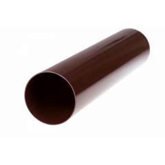 Труба водосточная Profil 100 мм 3 м коричневая Днепр