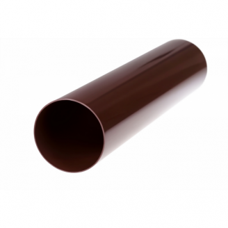 Труба водосточная Profil 75 мм 4 м коричневая