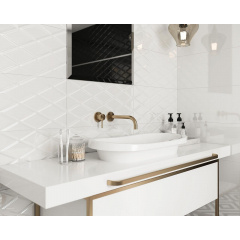 Настінна плитка Paradyz Moonlight Bianco Struktura B 295х595 мм (1179550) Суми