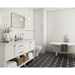 Настінна плитка Paradyz Moonlight Bianco Struktura B 295х595 мм (1179550) Суми