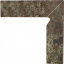 Клинкерный цоколь Paradyz Ilario brown prawy 8,1x30 см Сумы