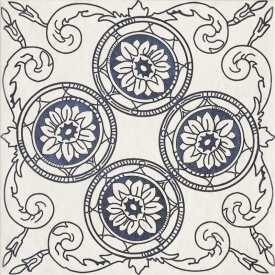 Настінна плитка Paradyz Sevilla Azul Dekor C 198х198 мм (1177889)