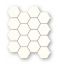 Настінна плитка Paradyz Uniwersalna Mozaika Prasowana Hexagon Bianco 220х255 мм (1179589) Чернігів