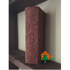 Цегла облицювальна ECOBRICK мармур ложок 250x110x65 мм червона