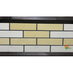 Цегла облицовочная ECOBRICK гладкая 250x120x65 мм желтая Луцьк
