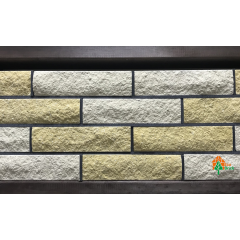 Кирпич облицовочный ECOBRICK мрамор ложок 250x110x65 мм желтый Ровно