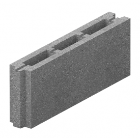 Блок перестіночний бетонний Золотий Мандарин М-75 50.8.20 500х80х190 мм