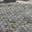 Тротуарна плитка Золотий Мандарин Цегла Антик 240х160х90 мм повний прокрас сірий Київ