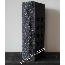 Облицювальна цегла LAND BRICK скала пустотіла чорна 250х100х65 мм