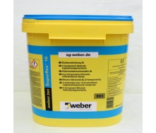 Високоеластична гідроізоляційна бітумна мастика WEBER weber.tec Superflex 10 30 л