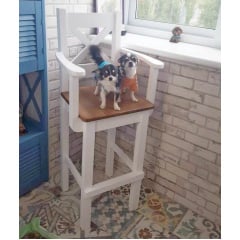 Стілець барний МебліЕко Хіт 430х440х1200 мм (101071) Куйбишеве